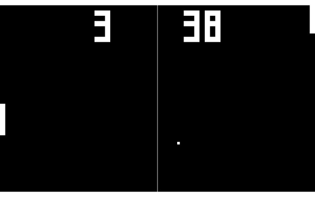 Java Pong Clock screenshot.
